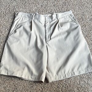 Nike Men's Beige Flat Front Shorts